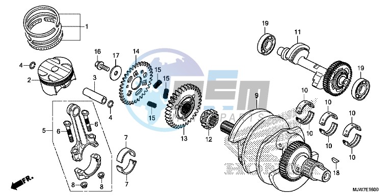 CRANKSHAFT/PISTON