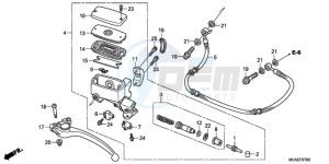 GL18009 Australia - (U / AB NAV) drawing CLUTCH MASTER CYLINDER