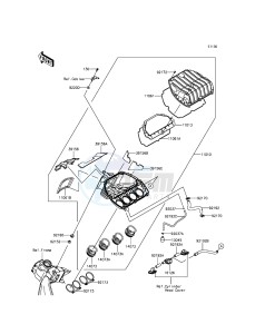 NINJA_ZX-6R ZX636EFF FR GB XX (EU ME A(FRICA) drawing Air Cleaner