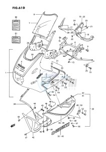 GSX1100 (E2) drawing COWLING (MODEL M 19A)