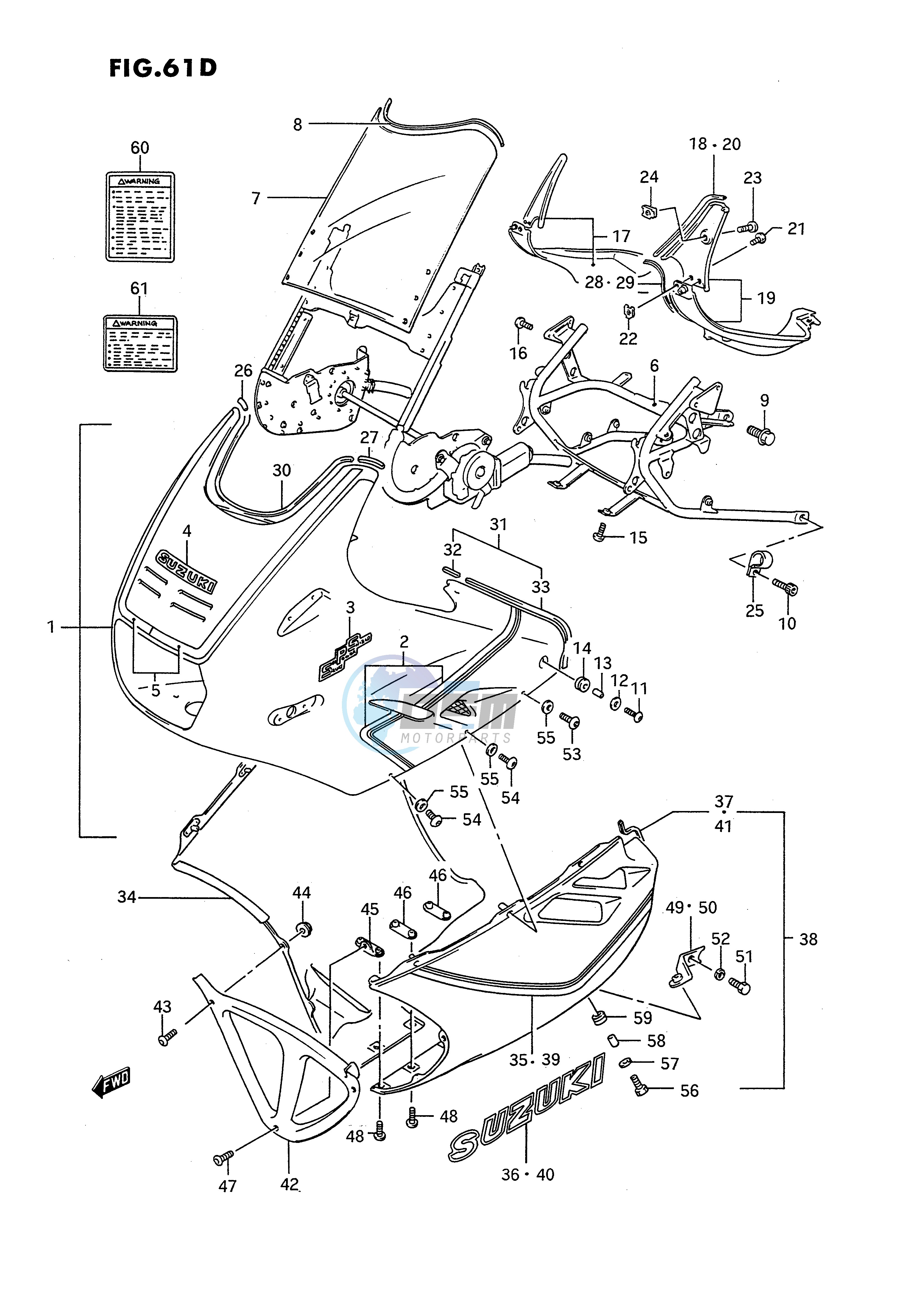 COWLING (MODEL M 19A)