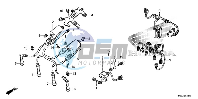 SUB HARNESS/ IGNITION COIL