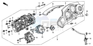 CBR600F drawing METER