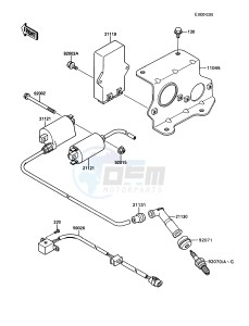 KAF 450 B [MULE 1000] (B1) [MULE 1000] drawing IGNITION SYSTEM