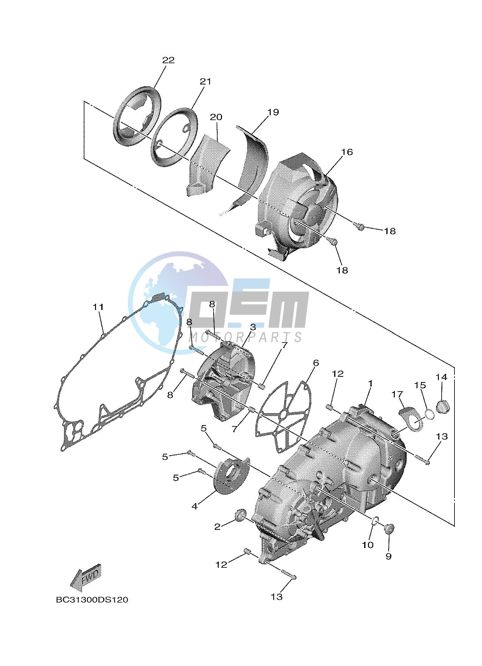 CRANKCASE COVER 1