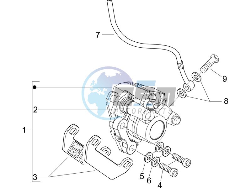 Brakes pipes - Calipers