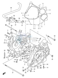 TL1000S (E2) drawing CRANKCASE