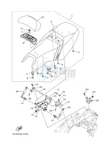 XP500 TMAX T-MAX 530 (2PWB) drawing SEAT