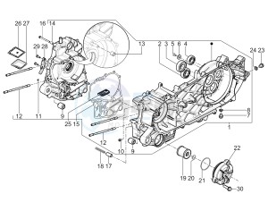 BV 350 4T 4V ie E3 ABS (USA) Usa drawing Crankcase