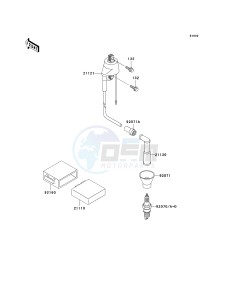 KL 250 G [SUPER SHERPA] (G4-G8 G8 CAN ONLY) [SUPER SHERPA] drawing IGNITION SYSTEM