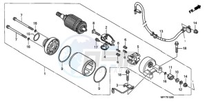 XL700V9 ED drawing STARTING MOTOR