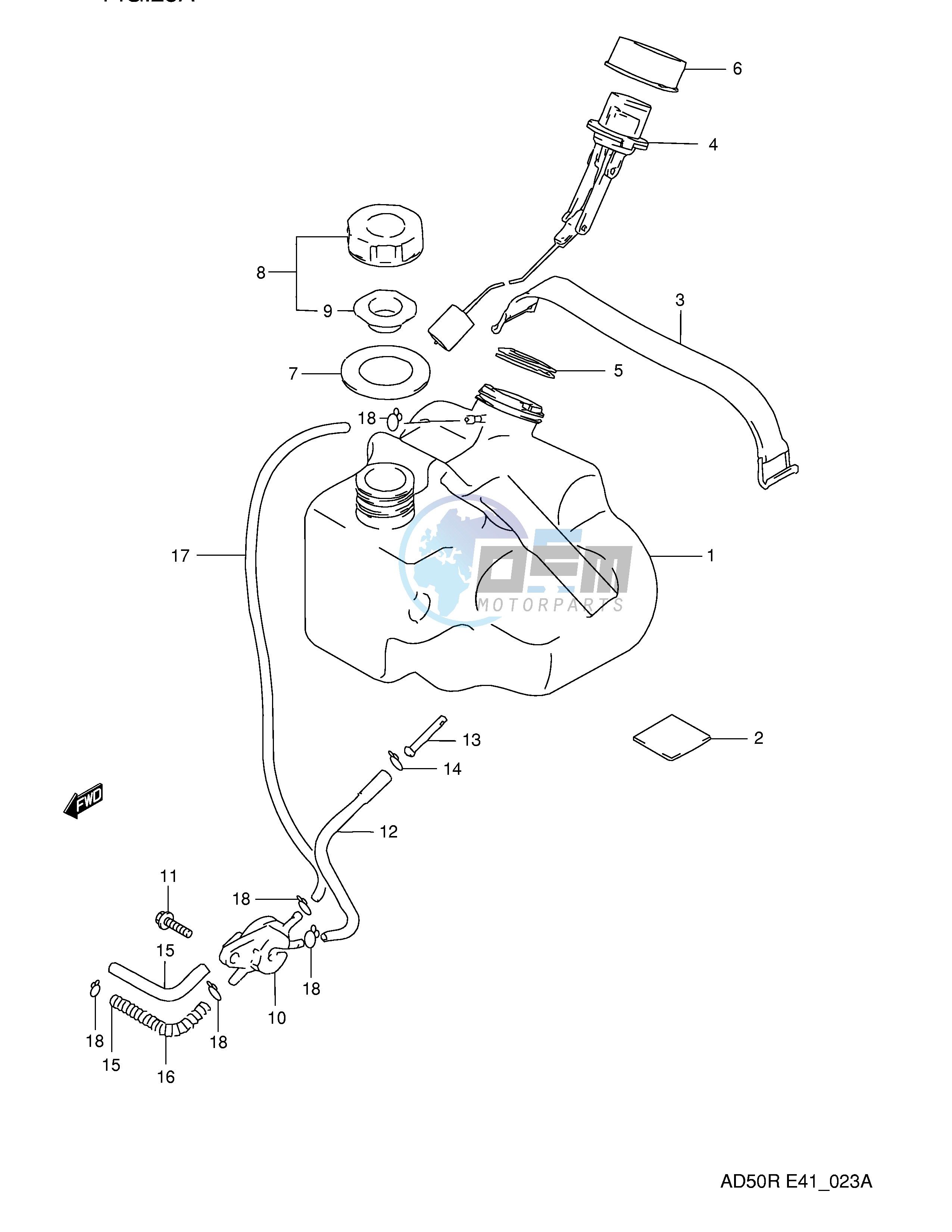 FUEL TANK (E6,P9,E94)