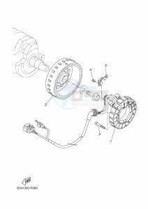 XSR700 MTM690D (BJX1) drawing GENERATOR