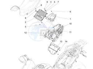 CAPONORD 1200 RALLY E3 ABS (NAFTA) drawing Saddle compartment