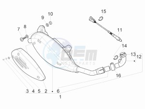 GTS 300 ie USA drawing Silencer