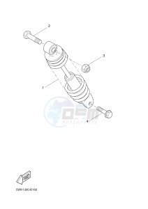 CW50 BOOSTER (5WWN 5WWN) drawing REAR SUSPENSION