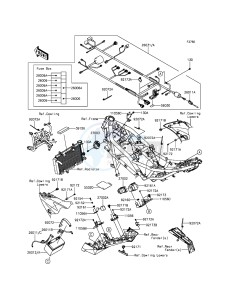 NINJA_250SL BX250AFF XX (EU ME A(FRICA) drawing Chassis Electrical Equipment