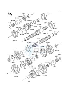 ZX 1200 A [NINJA ZX-12R] (A1) [NINJA ZX-12R] drawing TRANSMISSION