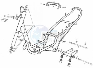 ATLANTIS CITY - 50 cc VTHAL1AE2 Euro 2 2T AC ESP drawing Frame (Positions)