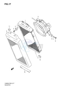 VL800C INTRUDER EU drawing RADIATOR