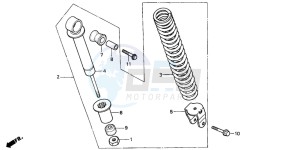 SA50 drawing REAR CUSHION