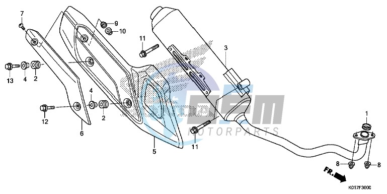 EXHAUST MUFFLER