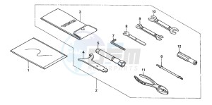 GL1500CD drawing TOOLS