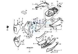 VIVACITY - 100 cc drawing BODY