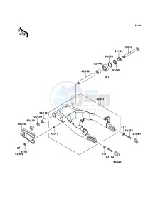 W800 EJ800AEF GB XX (EU ME A(FRICA) drawing Swingarm