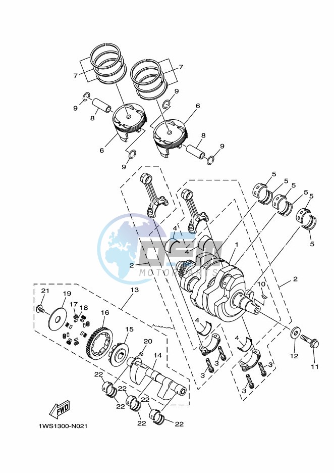 CRANKSHAFT & PISTON