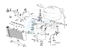 GPR - 50 CC VTHVXA00 2T drawing FUEL AND OIL TANK