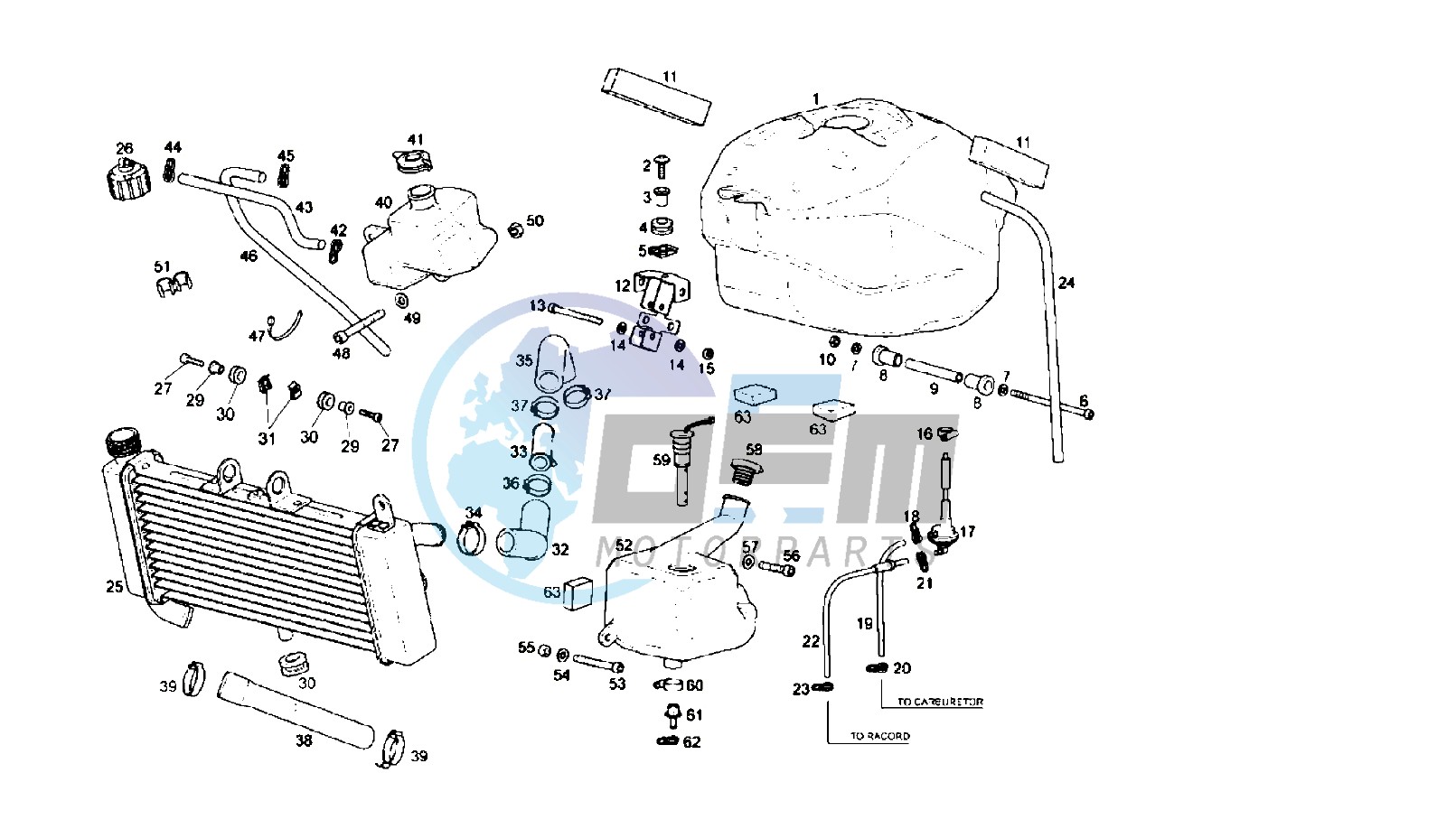 FUEL AND OIL TANK