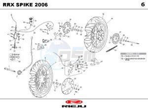 RRX-SPIKE-BLUE 50 drawing WHEEL - BRAKES