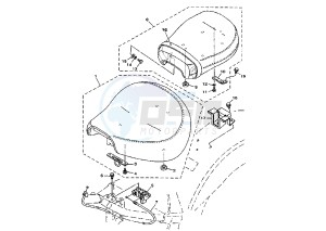 XV A WILD STAR 1600 drawing SEAT