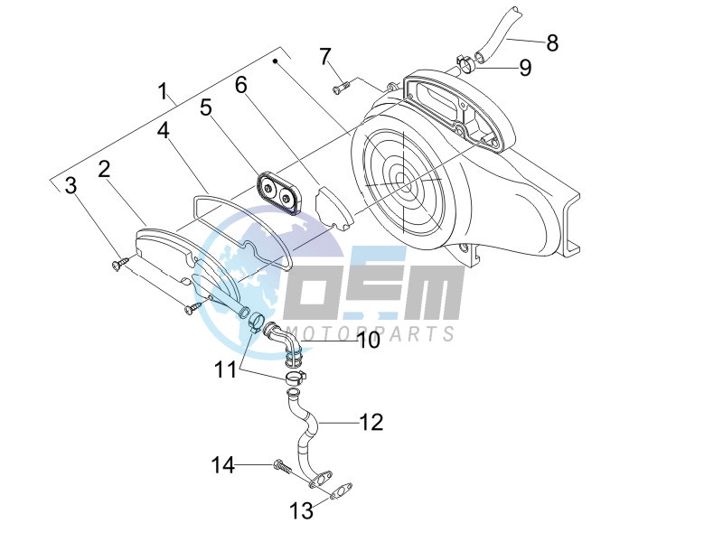 Secondary air box