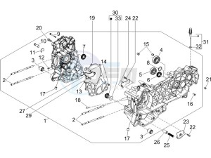 Runner 125 VX 4t e3 drawing Crankcase