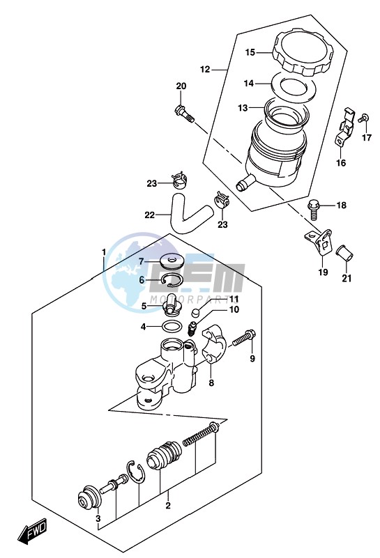 FRONT MASTER CYLINDER