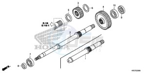 TRX420FA1G TRX420 Europe Direct - (ED) drawing FINAL SHAFT