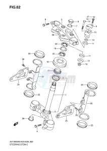 SV1000 (E3-E28) drawing STEERING STEM (SV1000K6)