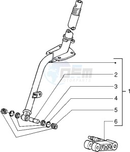 Sfera RST 125 drawing Steering column