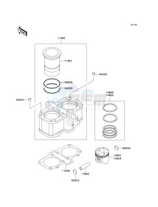 EN 500 C [VULCAN 500 LTD] (C6F-C9F) C6F drawing CYLINDER_PISTON-- S- -