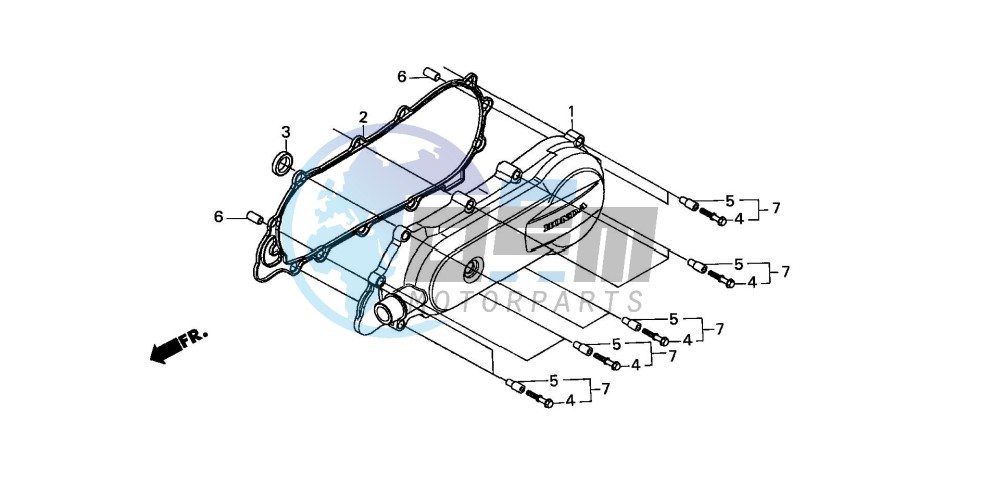 LEFT CRANKCASE COVER