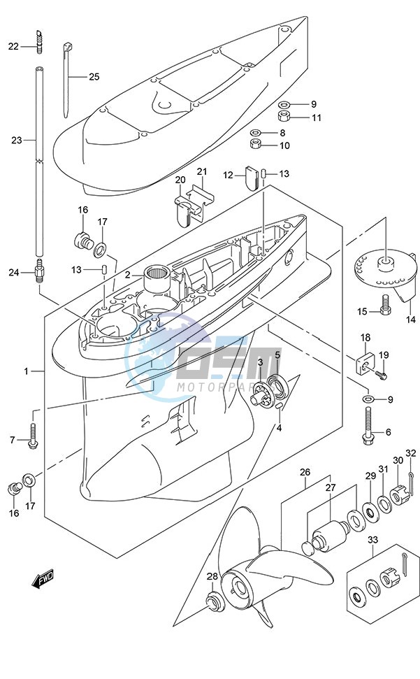 Gear Case (C/R)