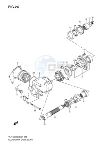 VLR1800 (E2) drawing SECONDARY DRIVE GEAR