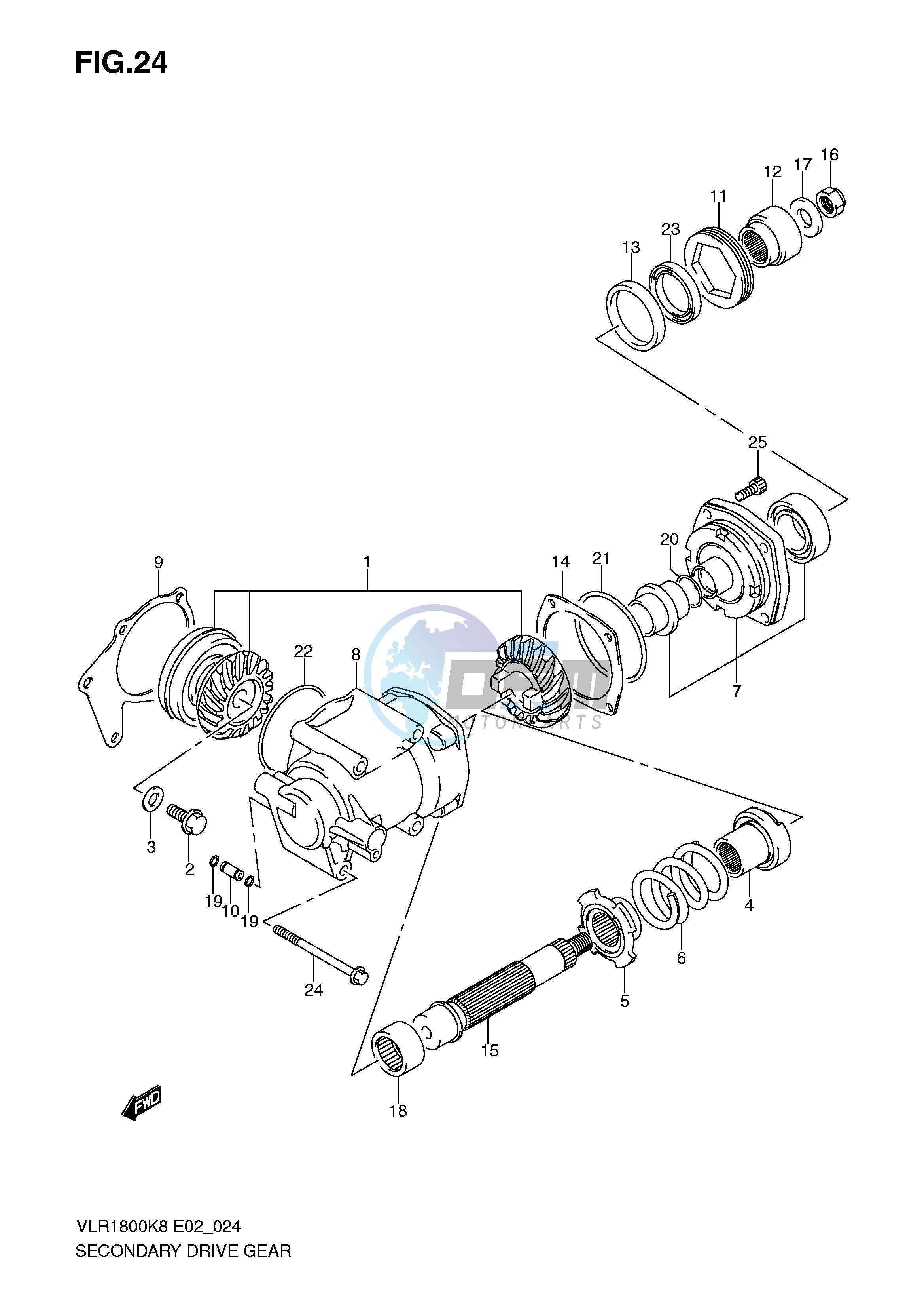 SECONDARY DRIVE GEAR