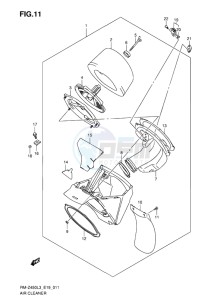 RM-Z450 EU drawing AIR CLEANER