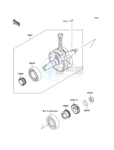 D-TRACKER_125 KLX125DDF XX (EU ME A(FRICA) drawing Crankshaft