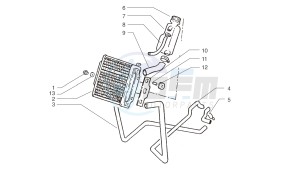 Ark LC Yellow-Matt Black 250 drawing Cooling system