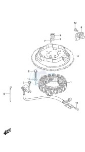 DF 9.9B drawing Magneto Manual Start