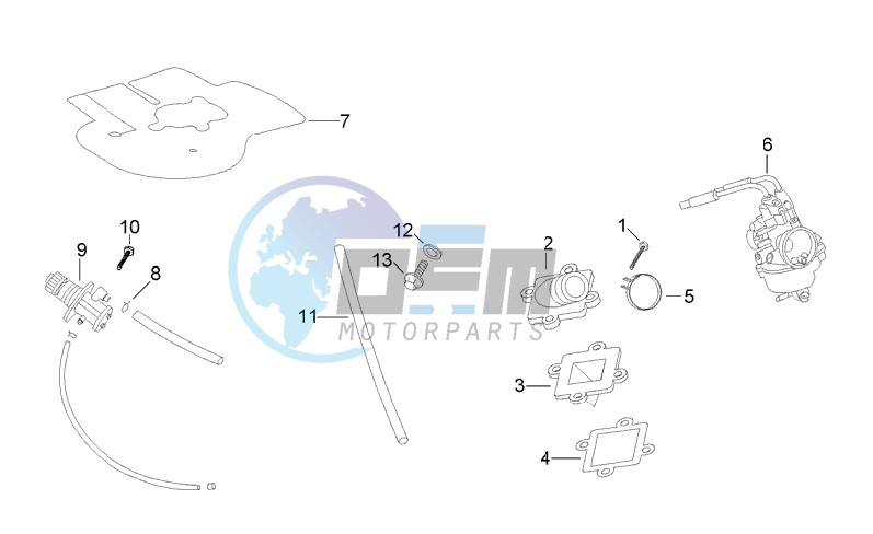 Carburettor - Oil pump